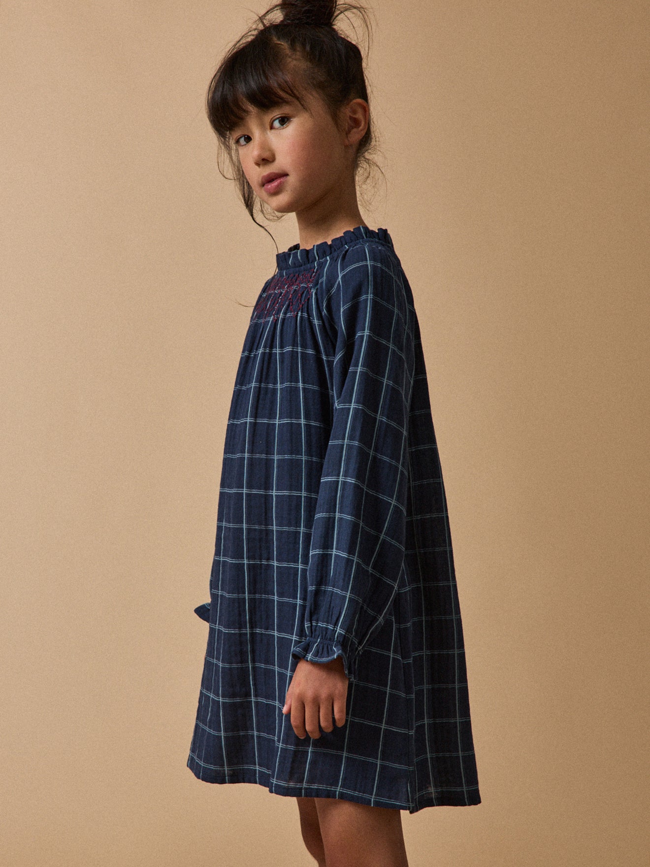 Robe en double gaze de coton Fille