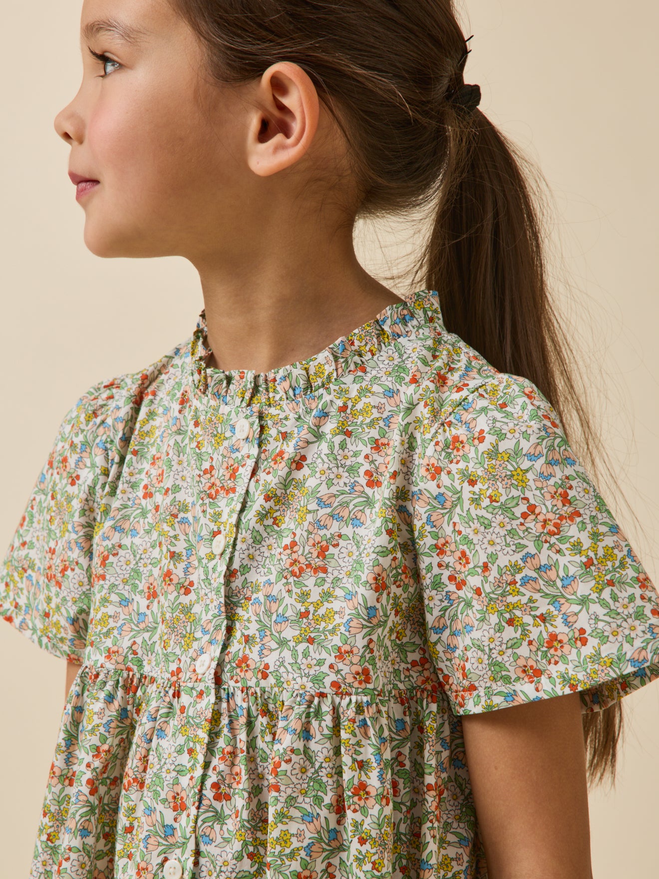 Mädchenkleid aus Liberty®-Stoff