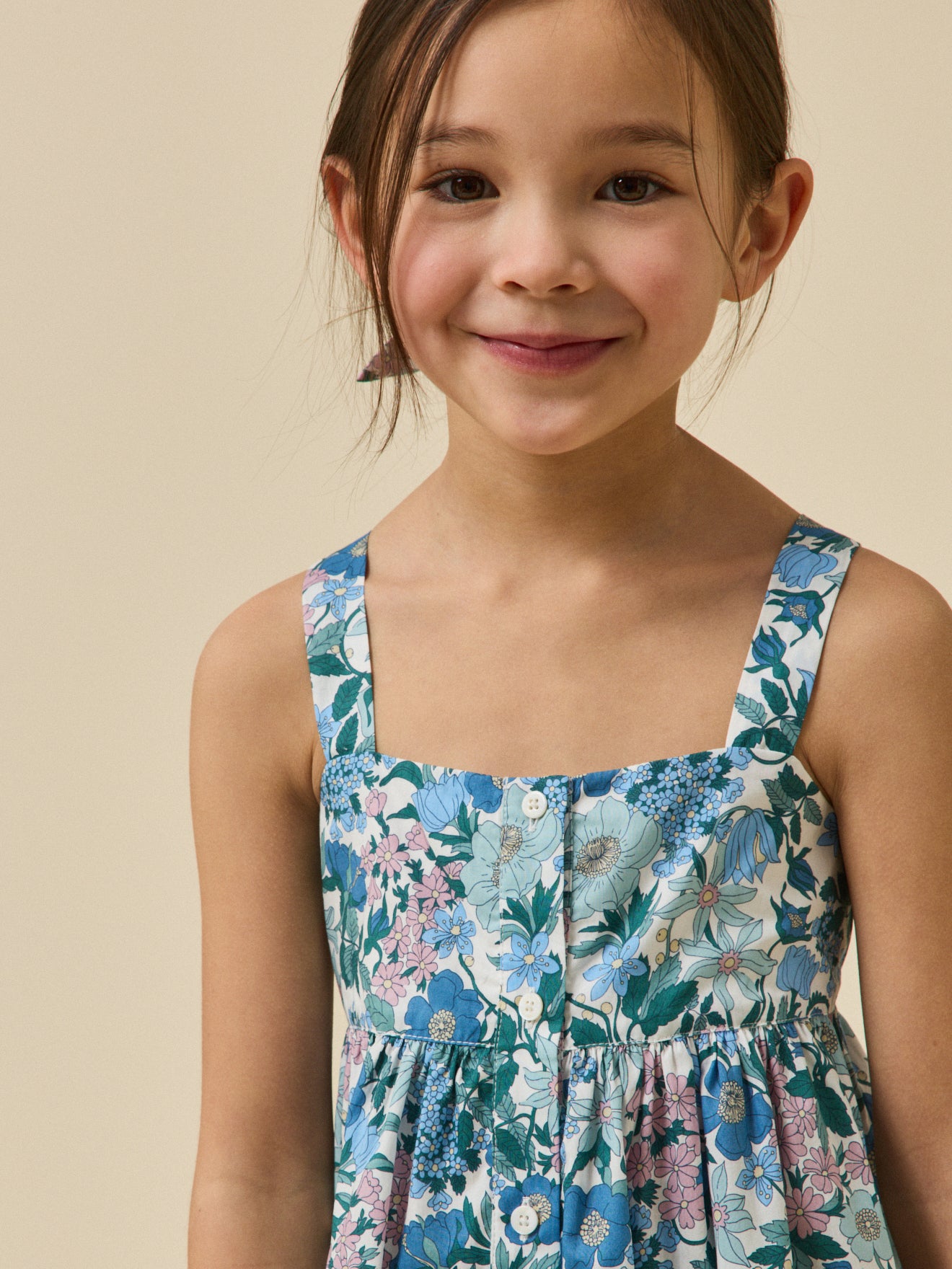 Mädchenkleid aus Liberty®-Stoff « Clara Bell »