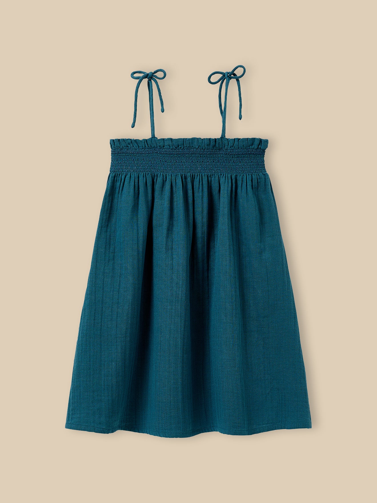 Mädchenkleid aus Baumwollgaze