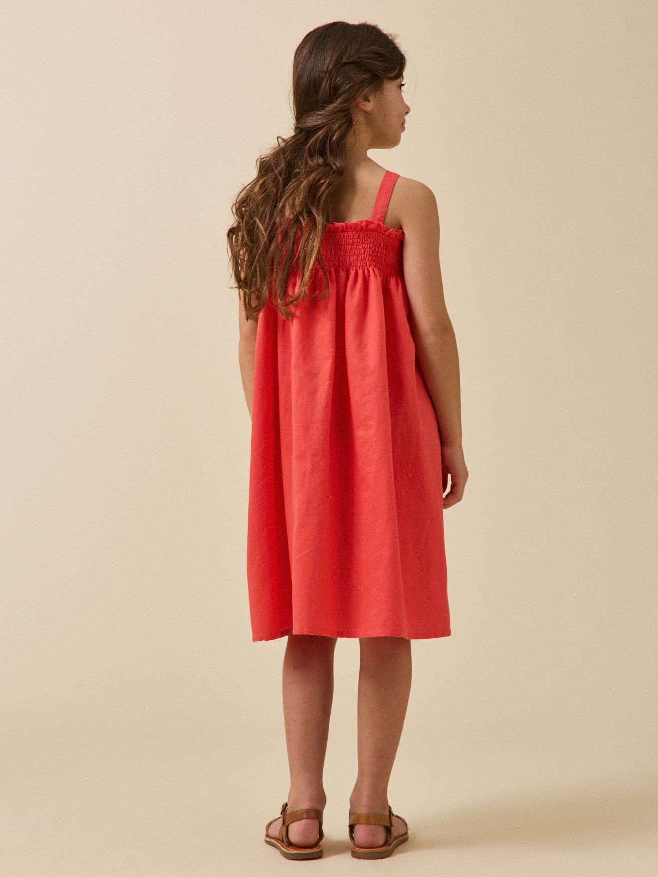 Mädchenkleid mit Smok