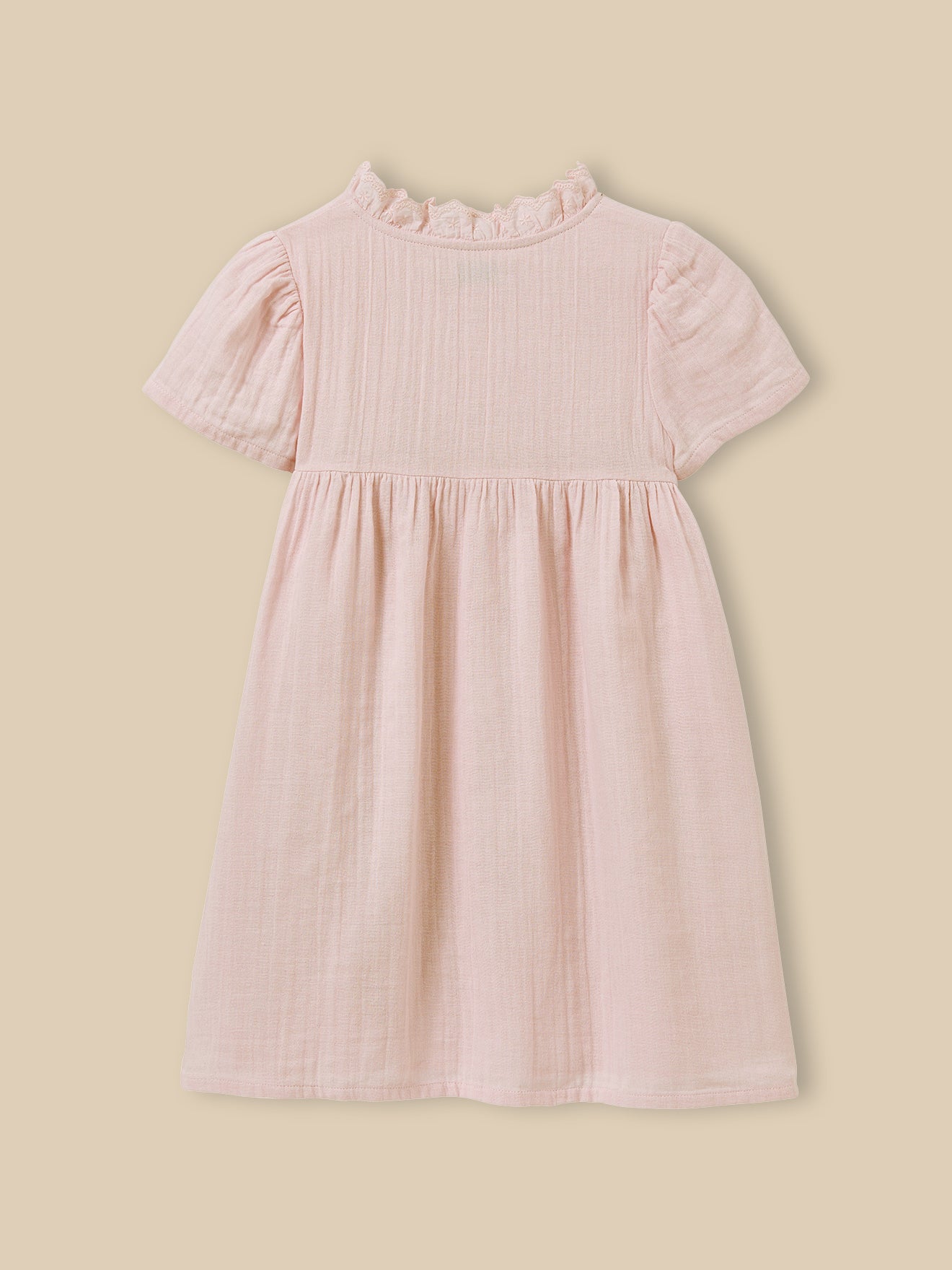 Mädchenkleid aus Baumwollgaze