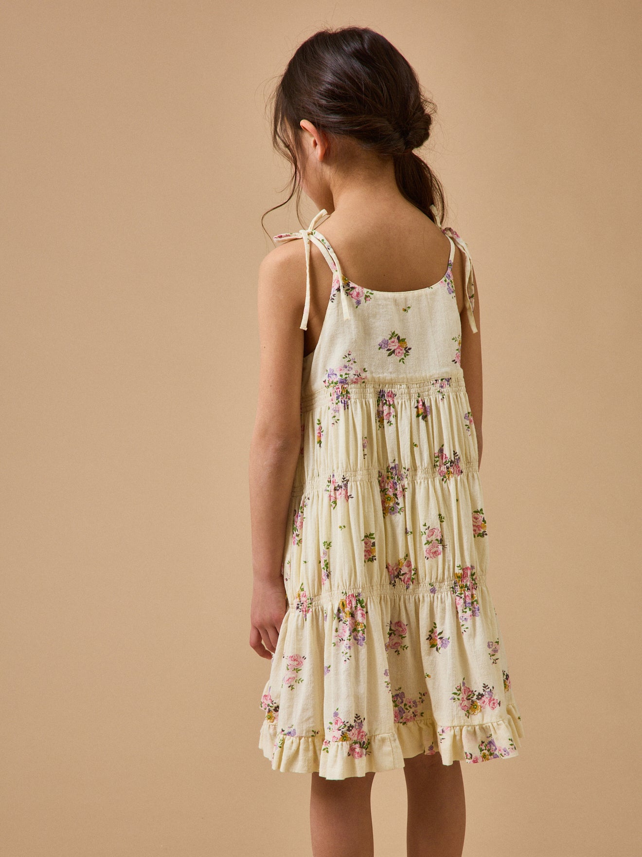 Mädchenkleid mit Bouquetmuster – CYRILLUS X EMILE & IDA