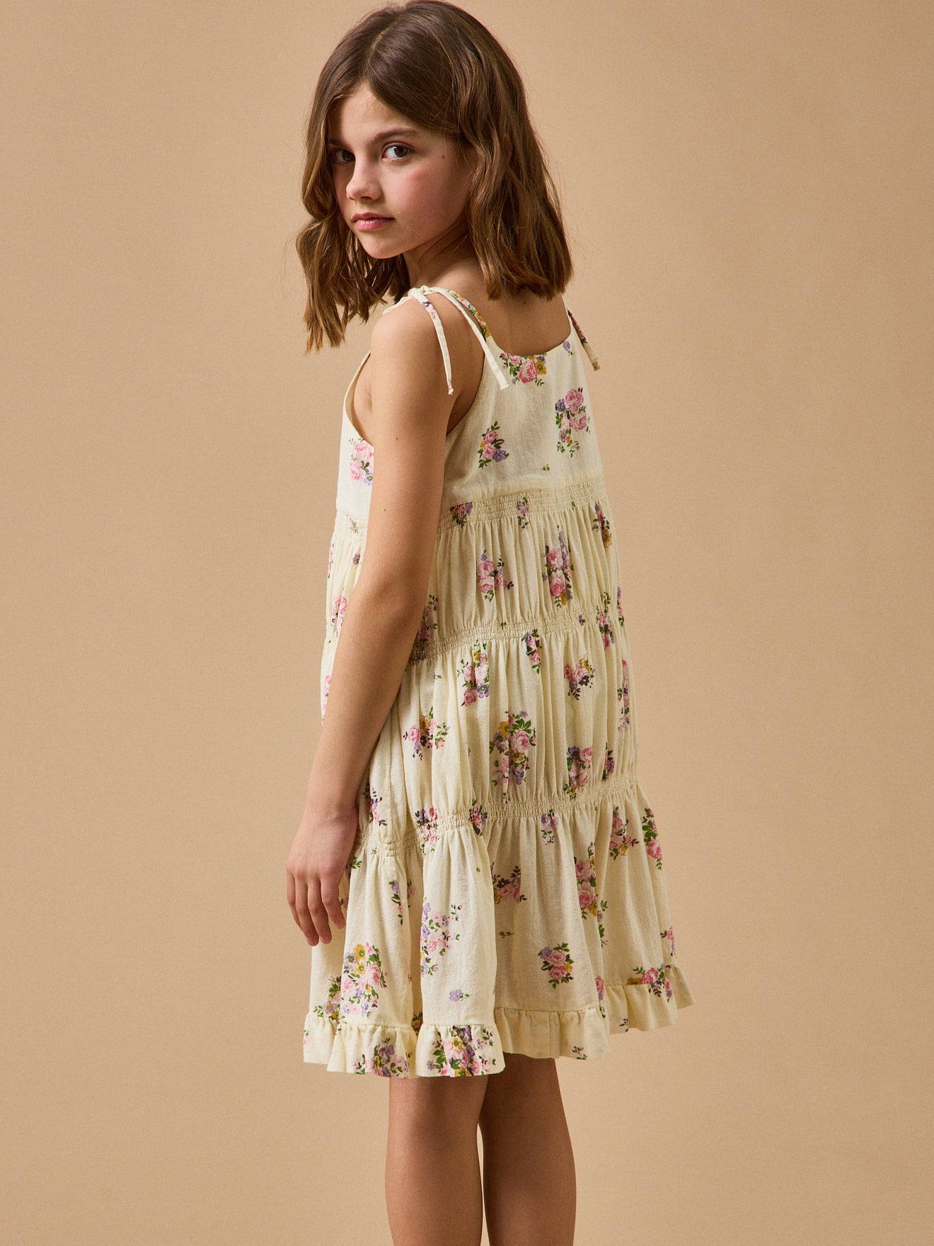 Mädchenkleid mit Bouquetmuster – CYRILLUS X EMILE & IDA