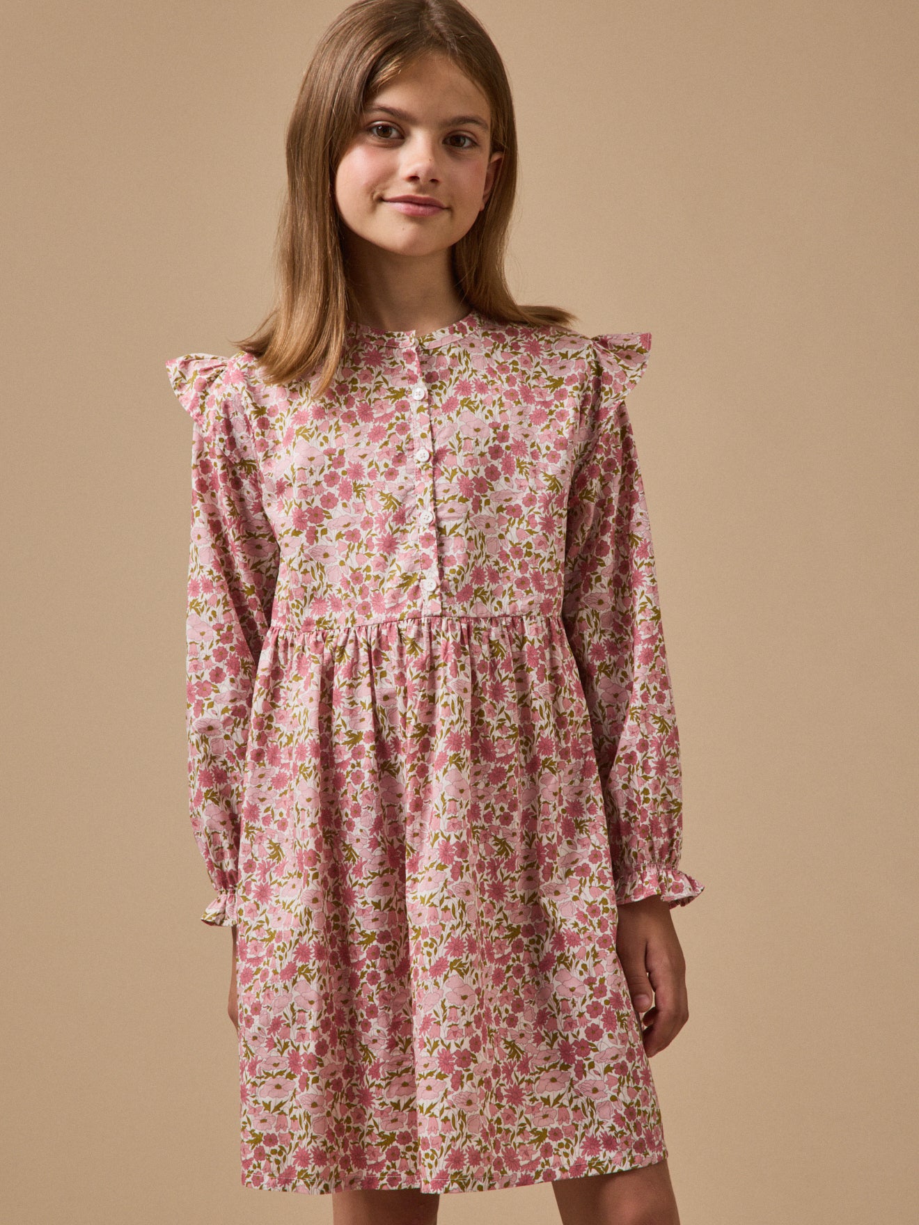 Mädchenkleid aus Liberty®-Stoff