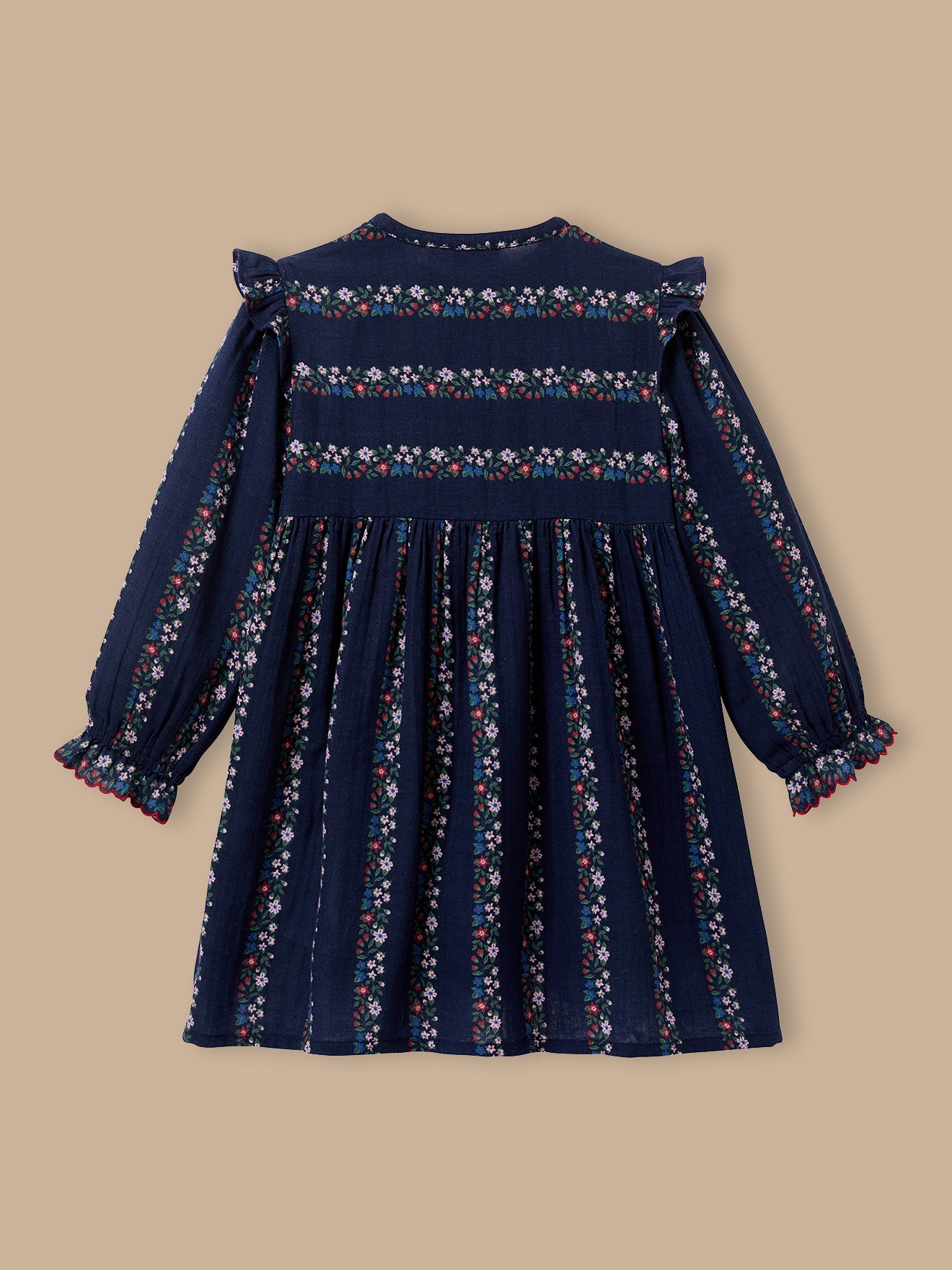 Mädchenkleid aus Baumwollgaze