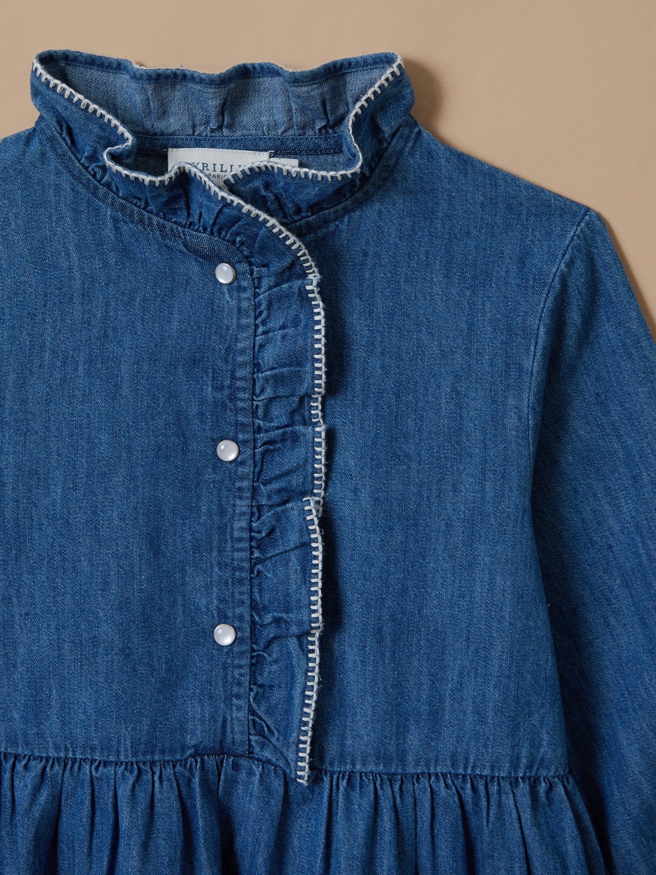 Mädchenkleid, aus Denim