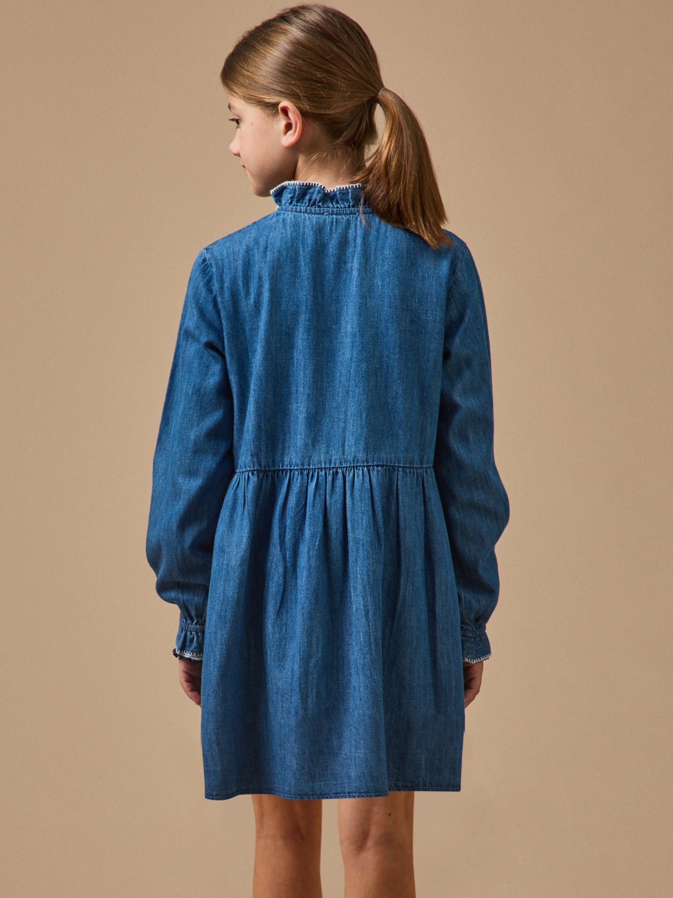 Mädchenkleid, aus Denim