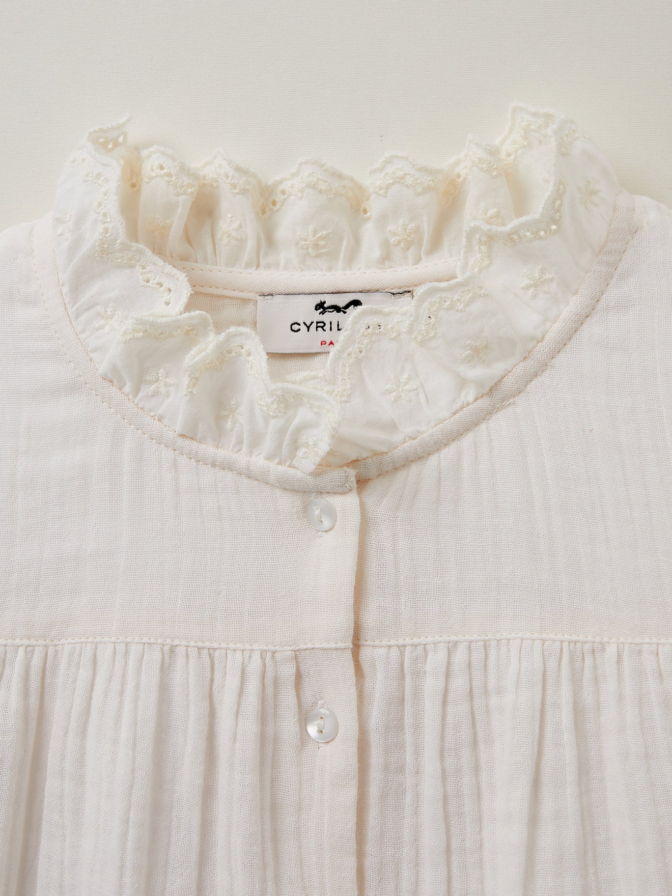 Chemise Fille en gaze - Coton biologique