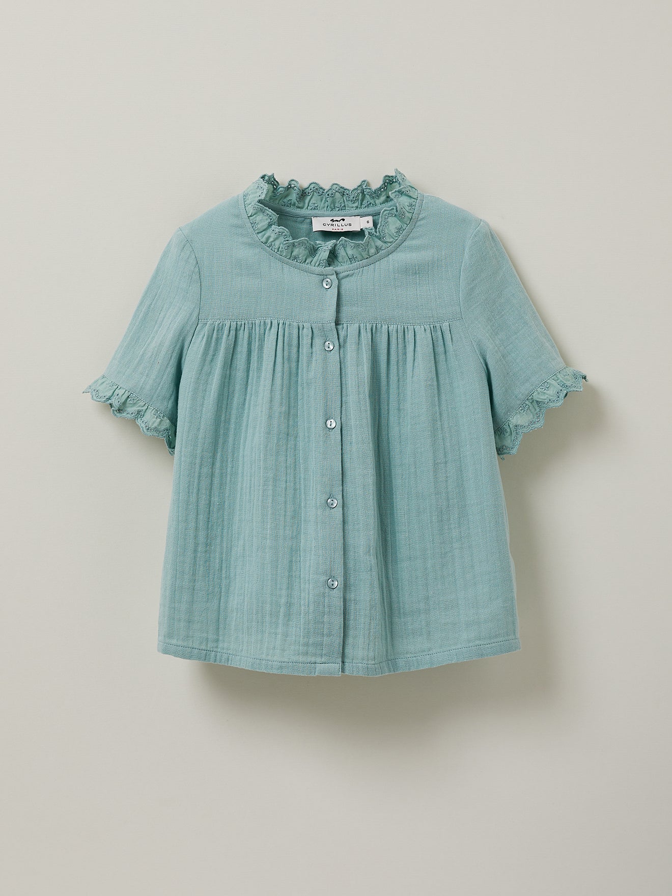 Chemise Fille en gaze - Coton biologique