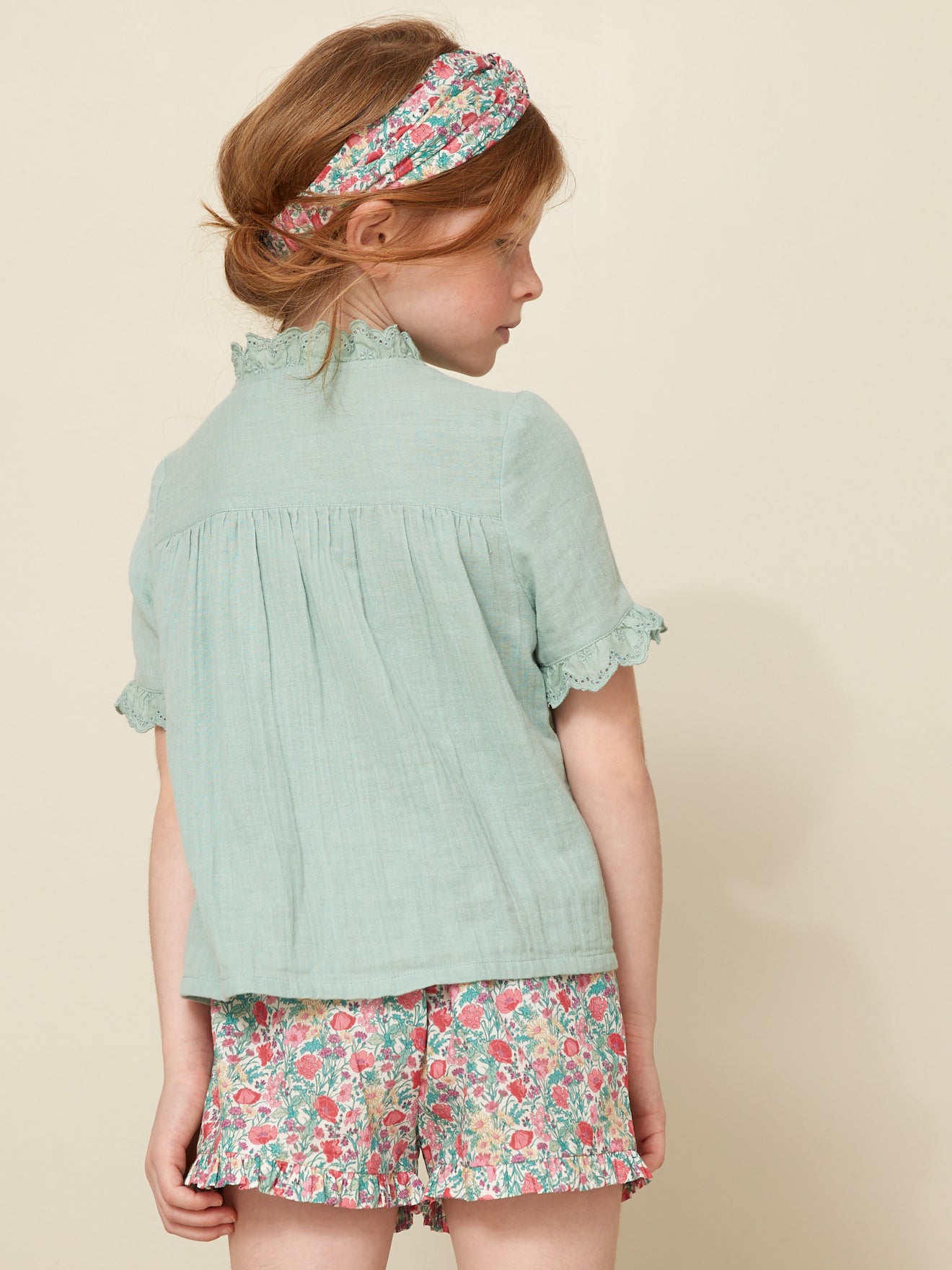 Chemise Fille en gaze - Coton biologique