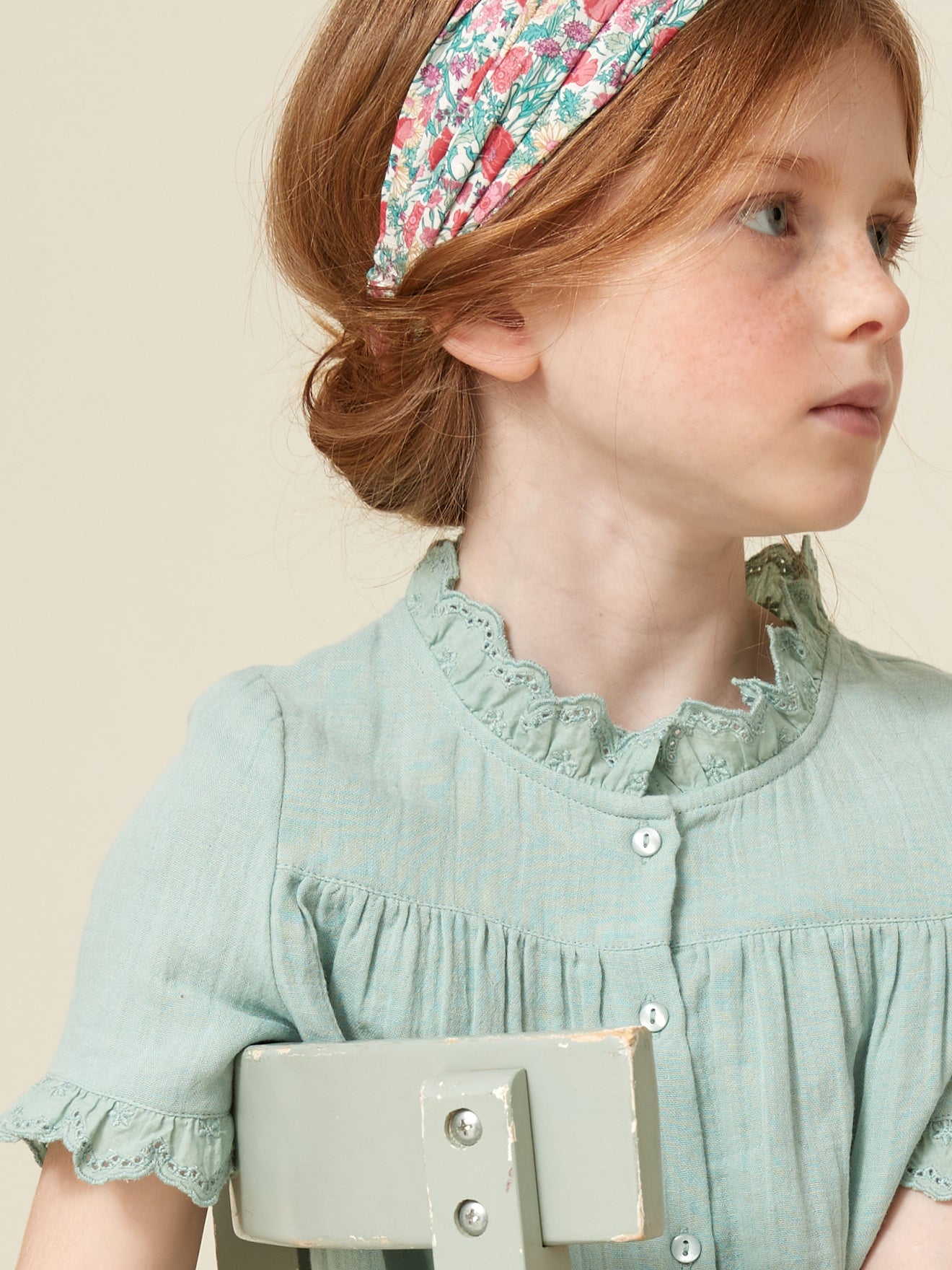 Chemise Fille en gaze - Coton biologique