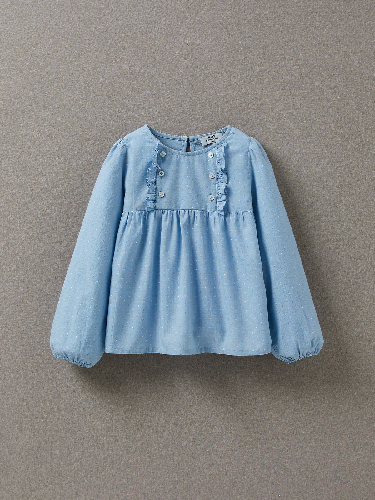 Blouse Fille plumetis