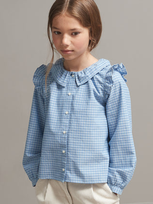 Chemise Fille à carreaux Tattersall