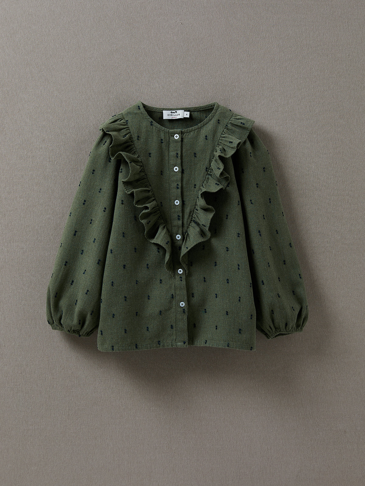 Chemise à volants Fille