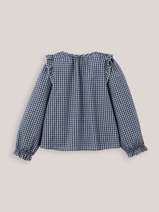 Chemise Fille à petits carreaux