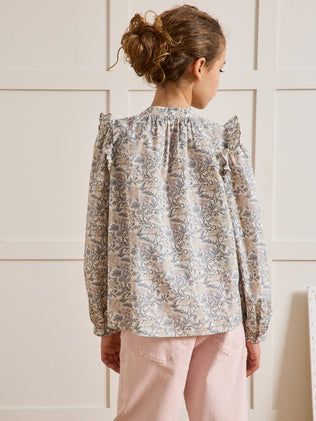 Chemise Fille à rayures brillantes