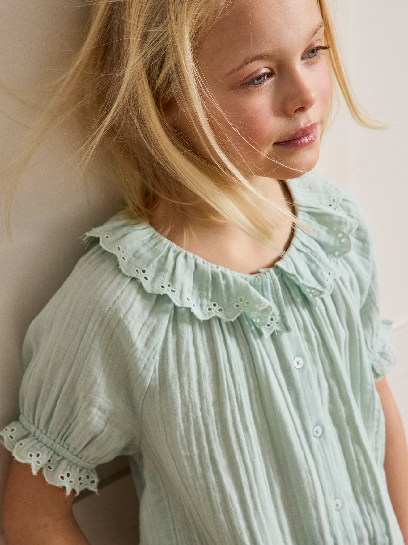 Chemise Fille en gaze - Coton biologique