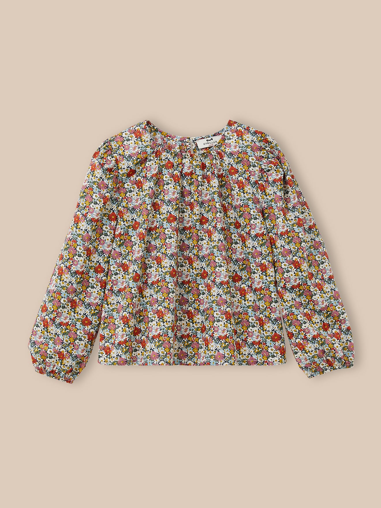 Blouse en tissu Liberty Libby Fille