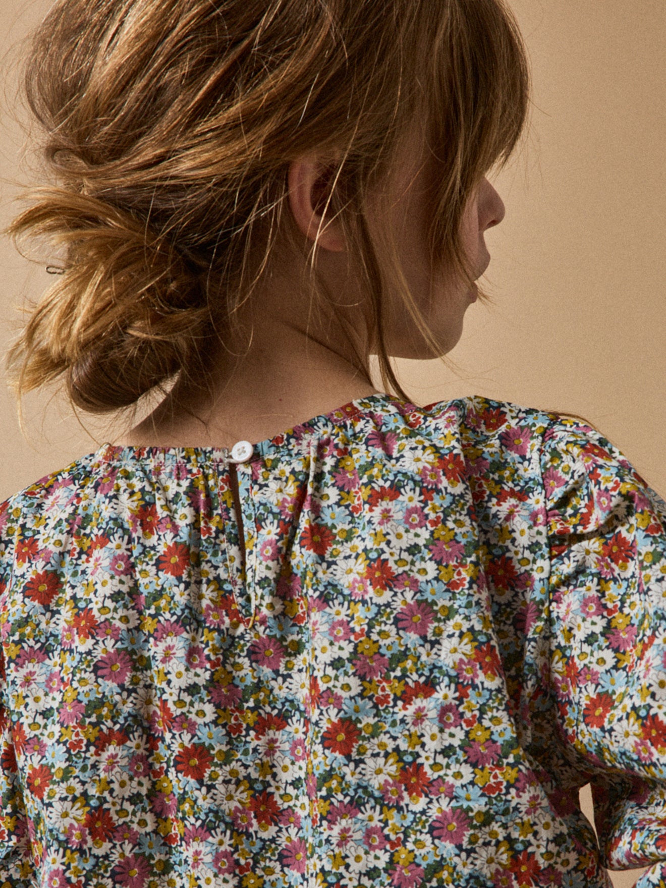 Blouse en tissu Liberty Libby Fille