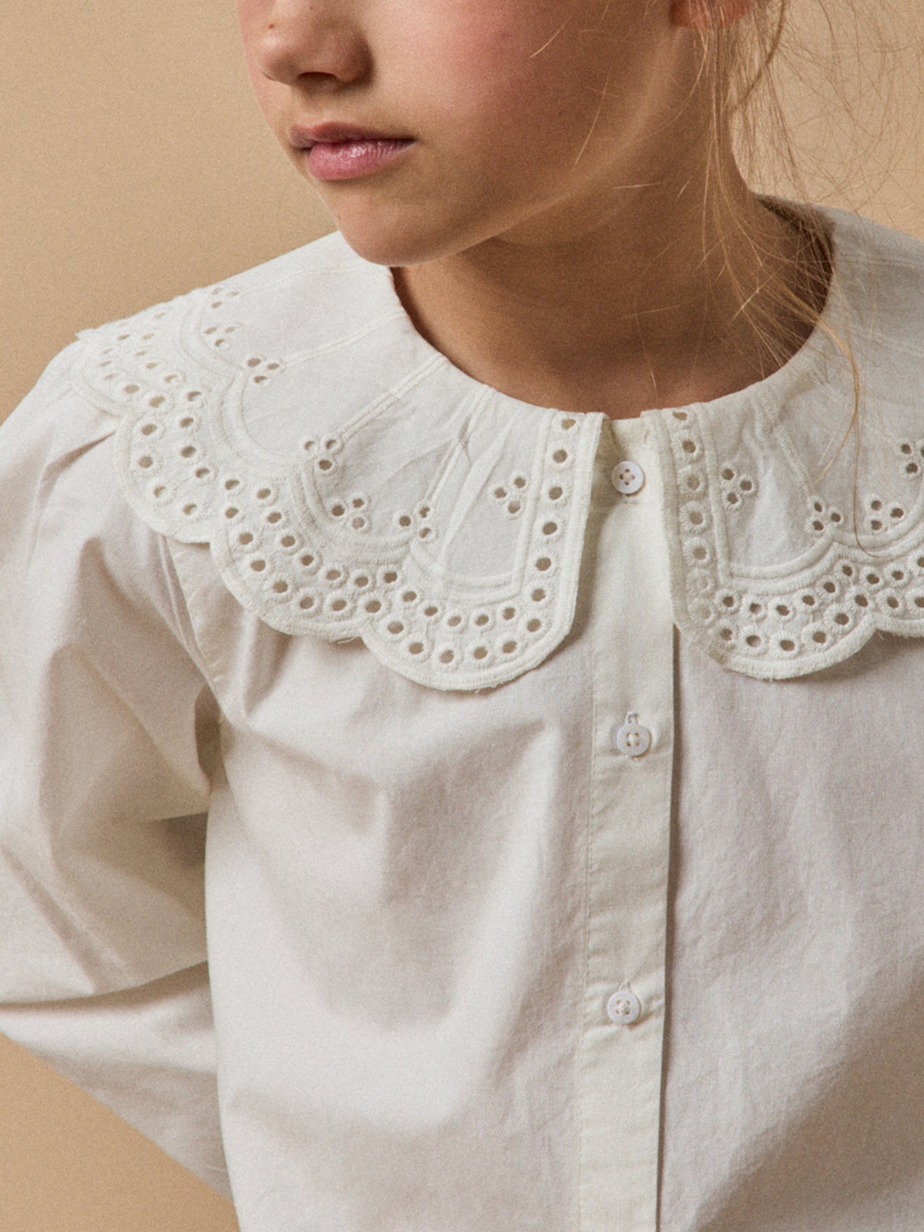 Blouse Fille maxi col