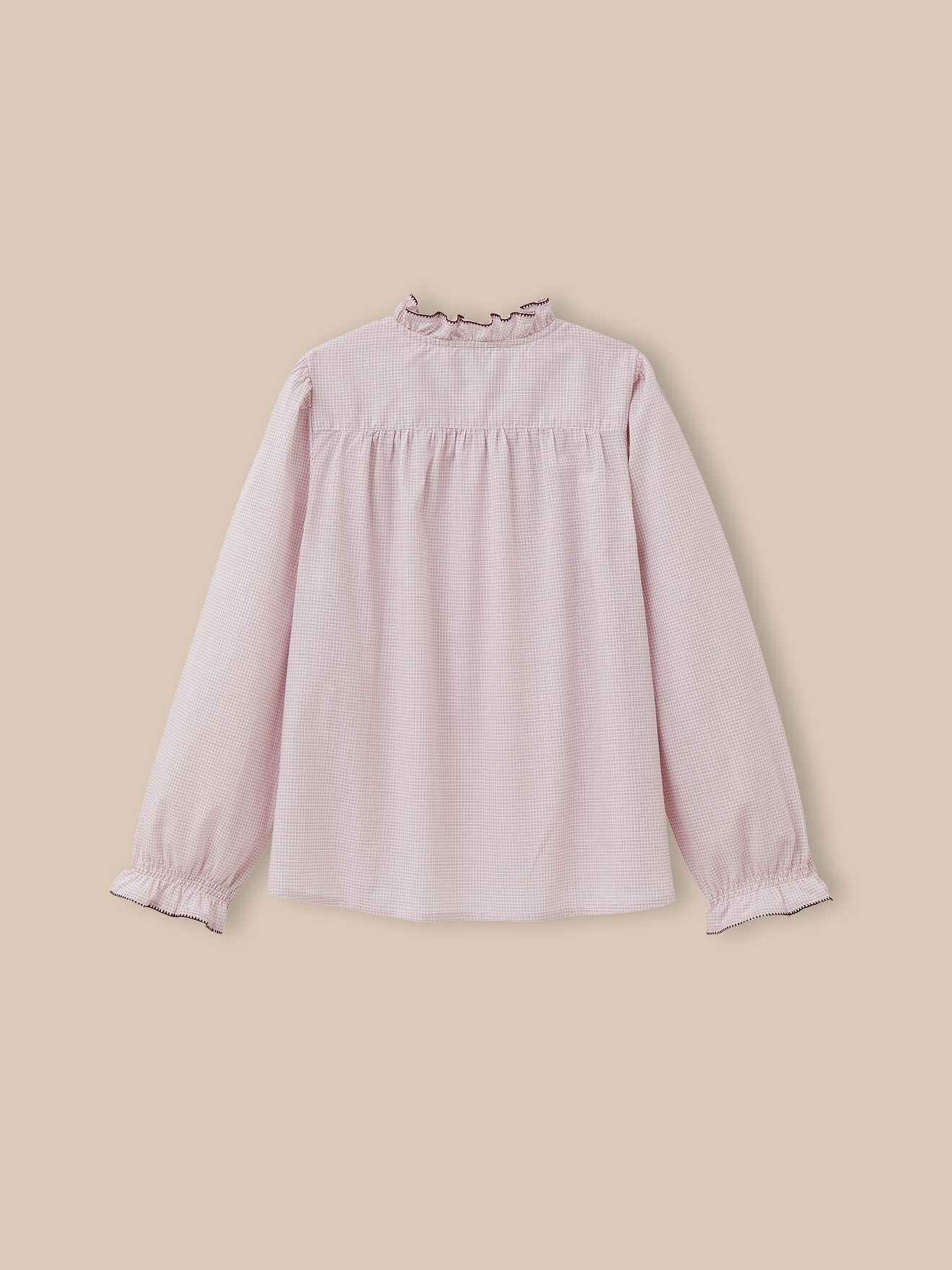 Mädchenbluse mit Volants