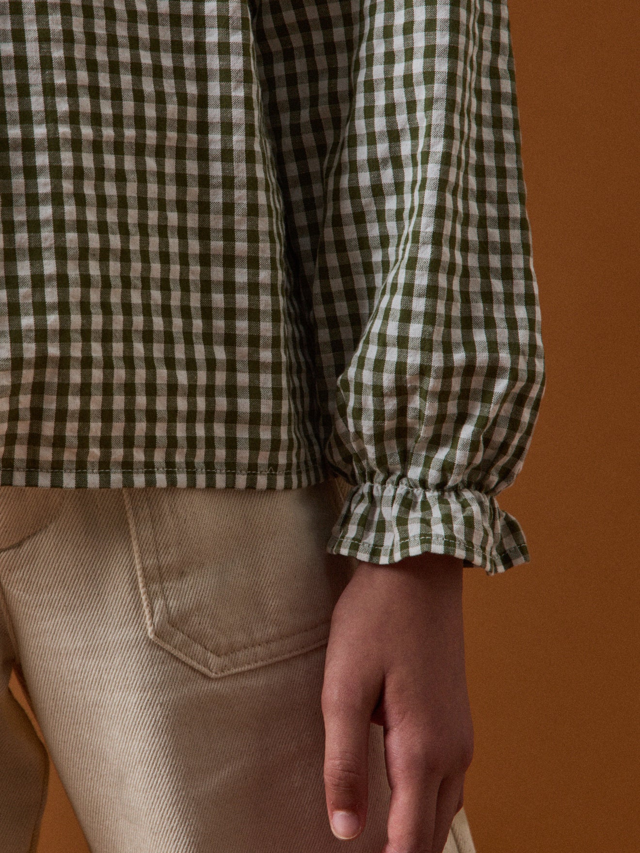 Blouse vichy Fille -  Cyrillus X Apaches Collections