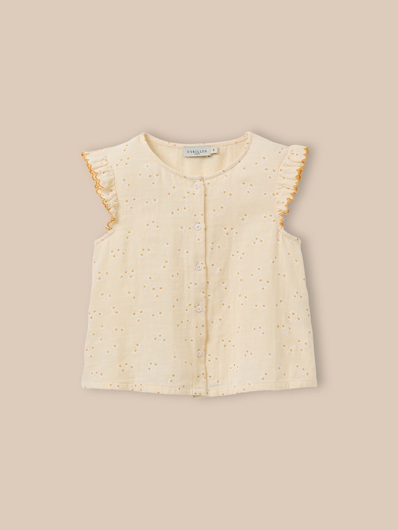 Mädchenbluse mit Gänseblümchen