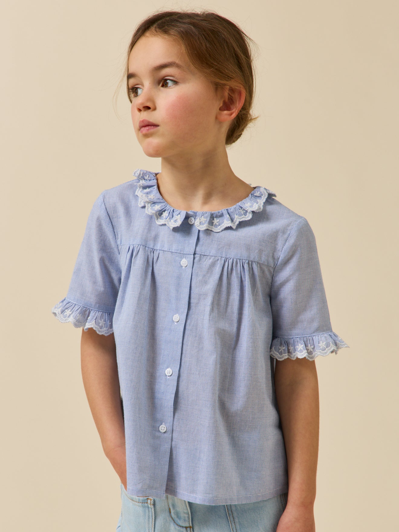 Chemise brodée Fille