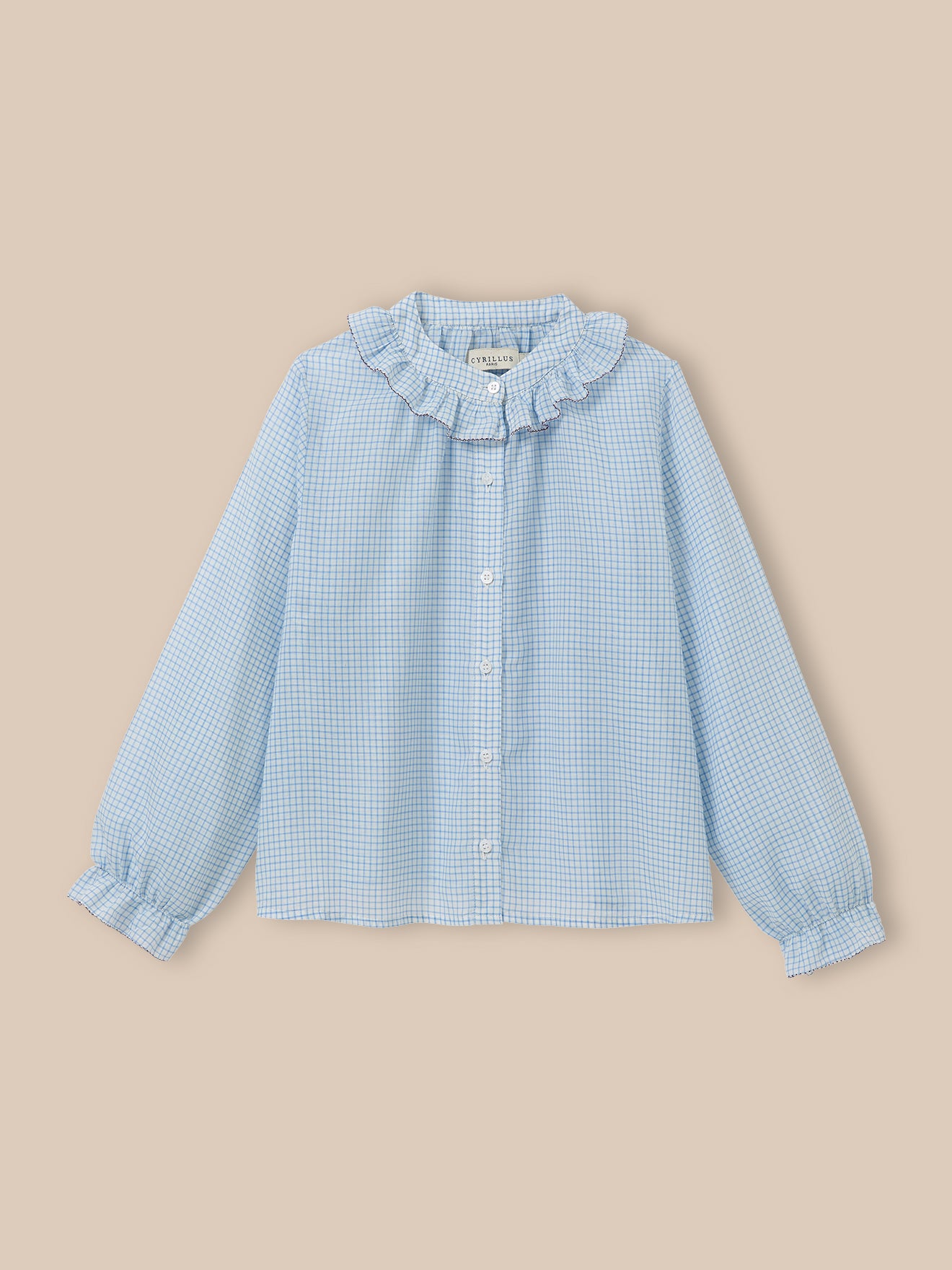 Bluse mit Karomuster