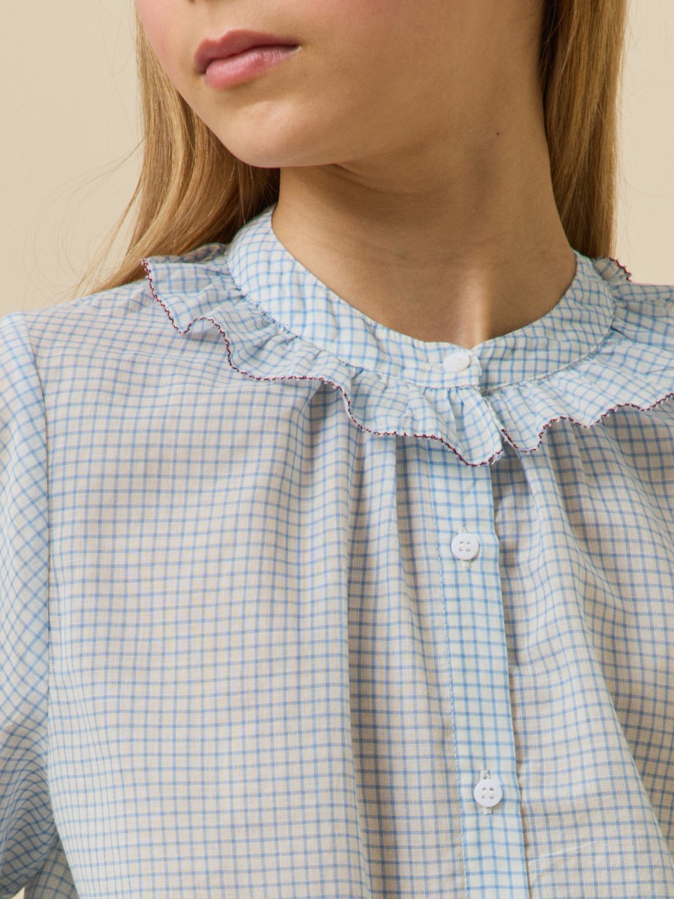 Bluse mit Karomuster