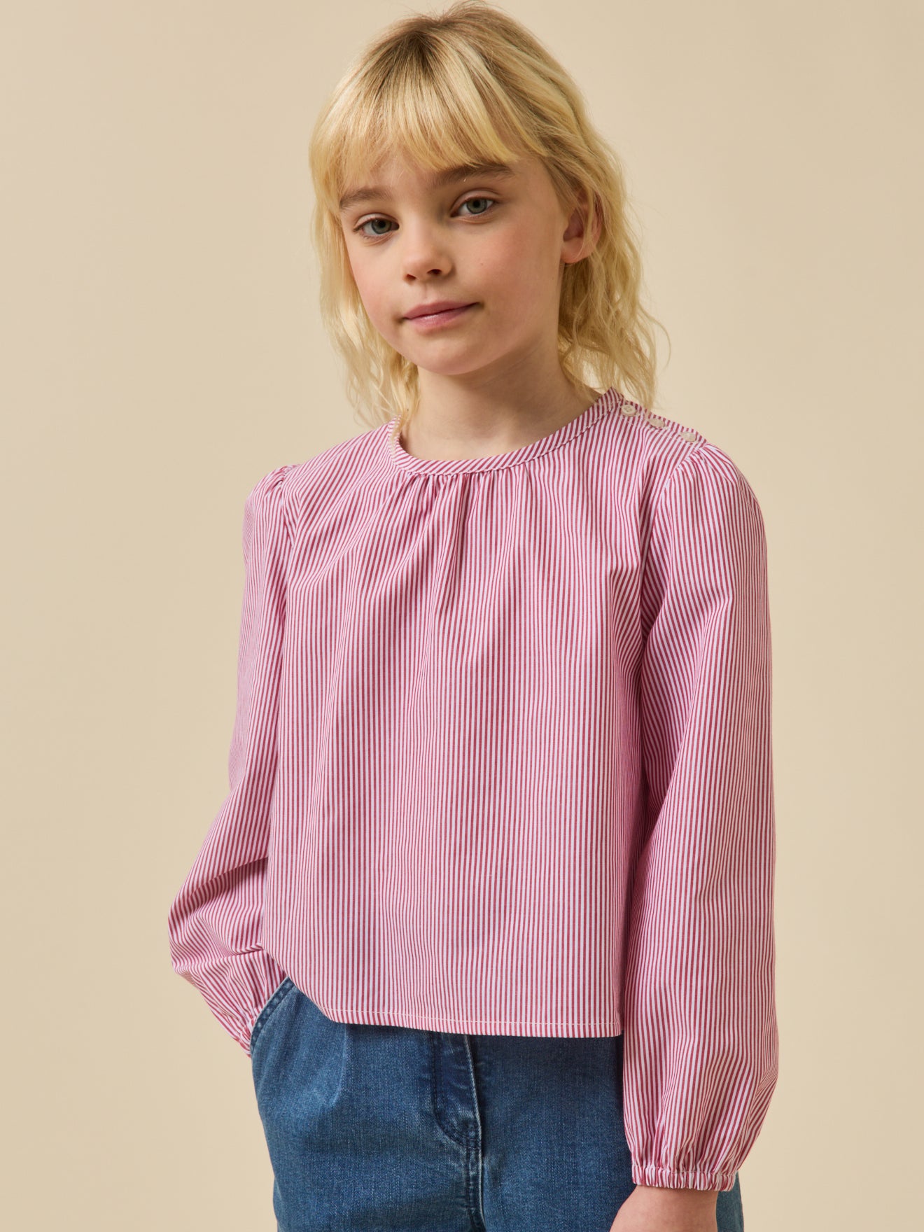 Chemise rayée Fille