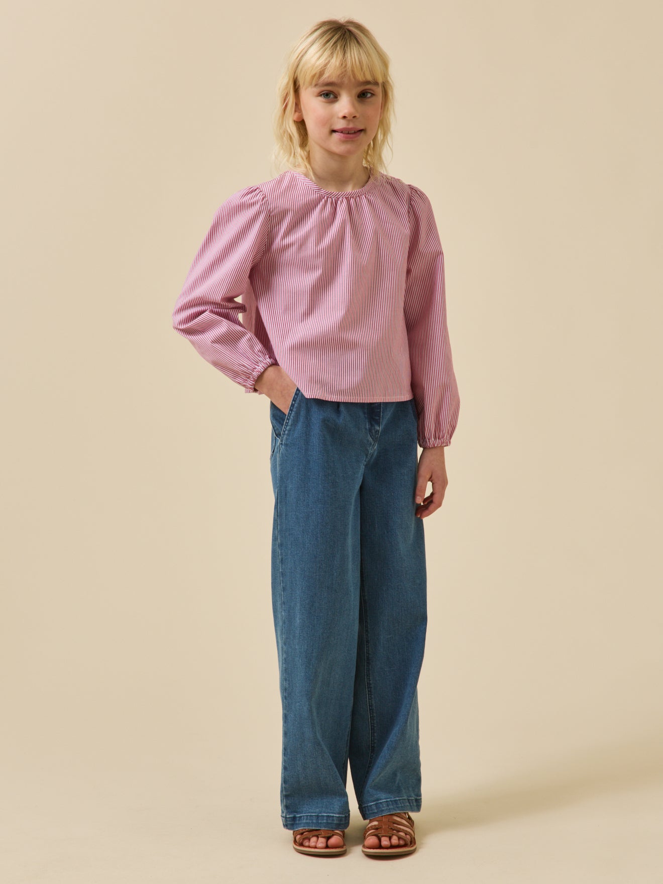 Chemise rayée Fille