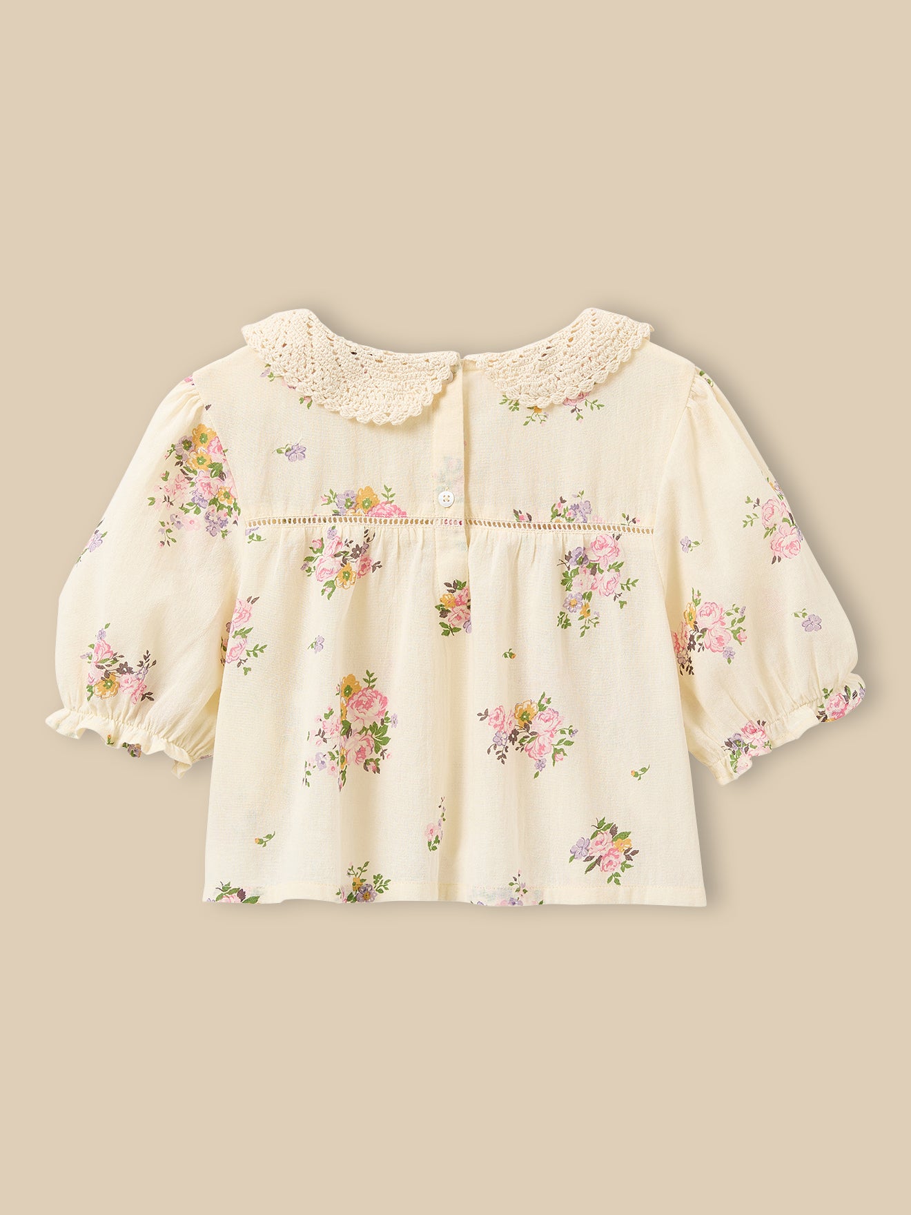 Mädchenbluse mit Bouquetmuster – CYRILLUS X EMILE & IDA