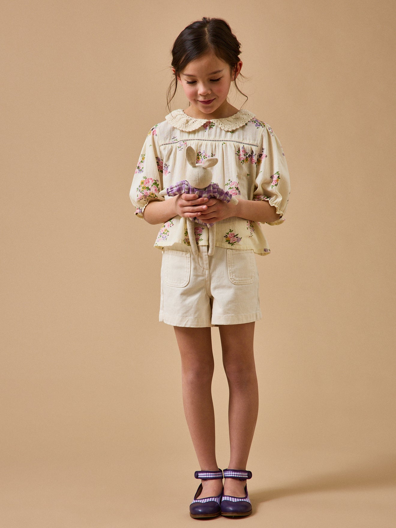 Mädchenbluse mit Bouquetmuster – CYRILLUS X EMILE & IDA