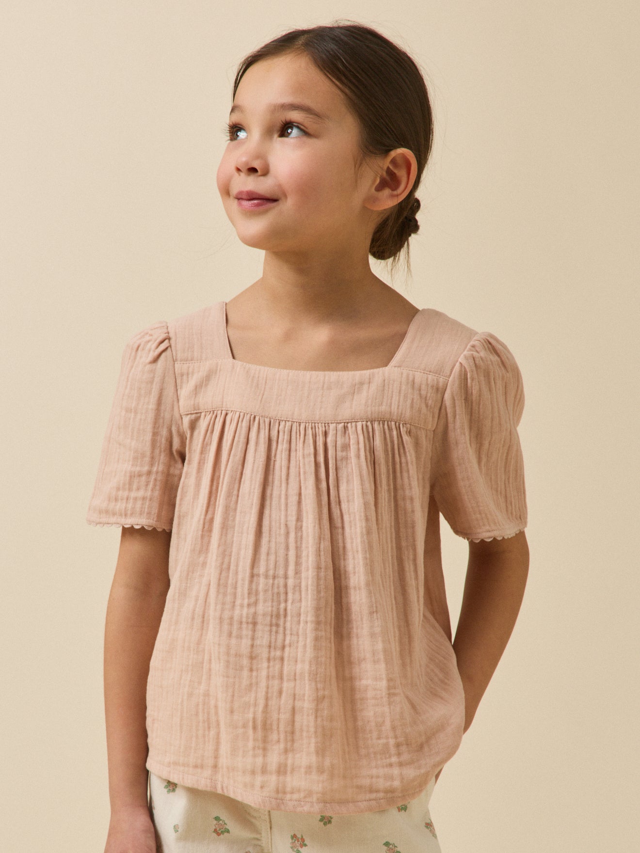 Chemise en gaze Fille - Coton biologique