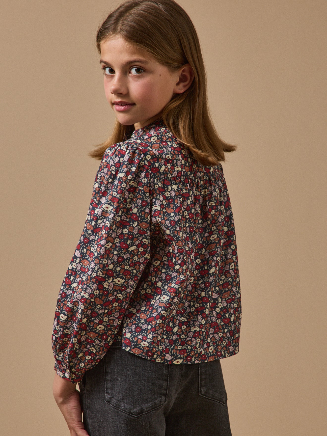 Mädchenbluse, Liberty®-Stoff