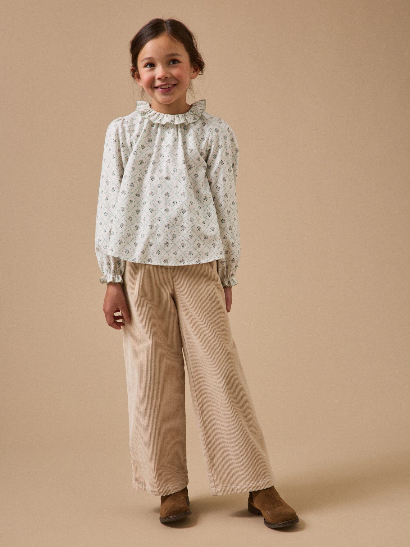 Chemise imprimée Solène Fille