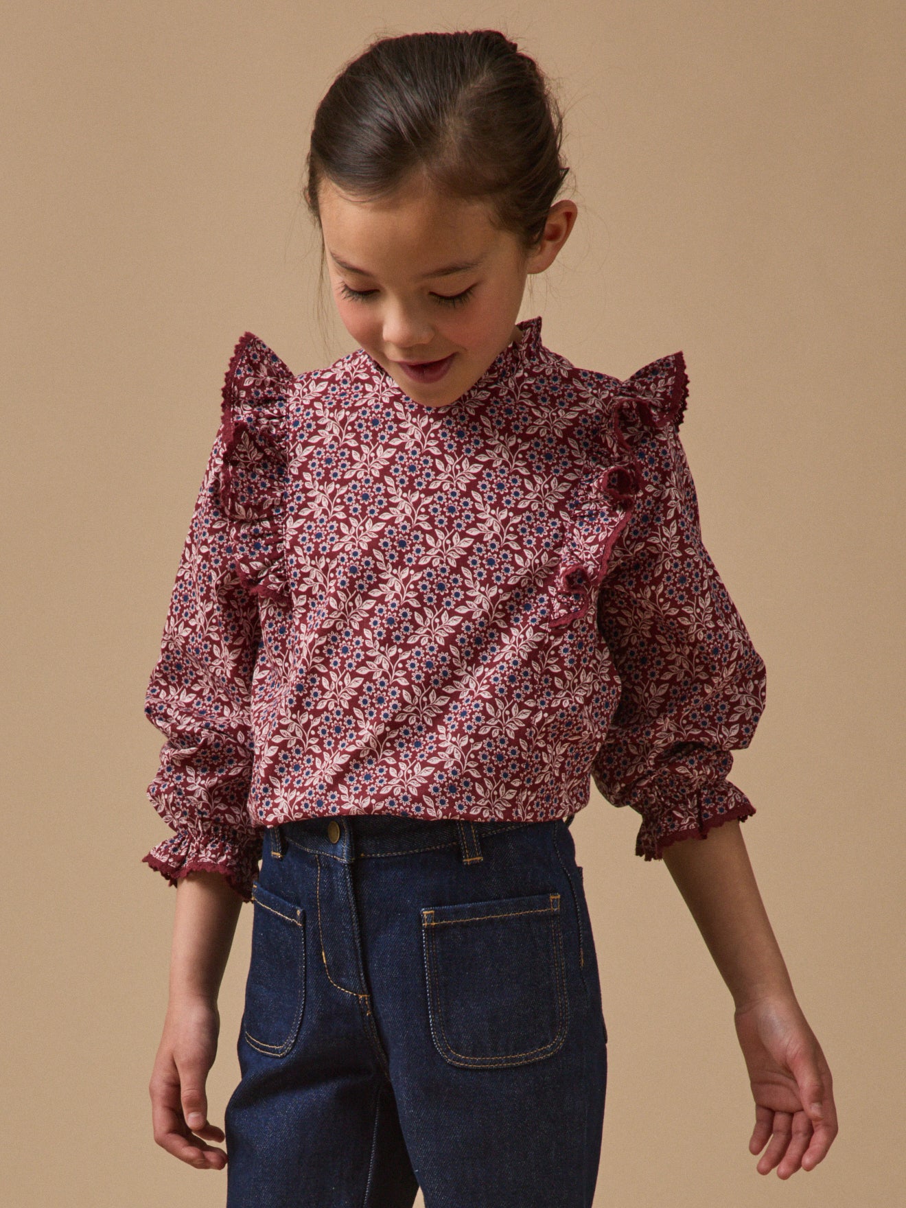 Blouse imprimée Ophélia Fille