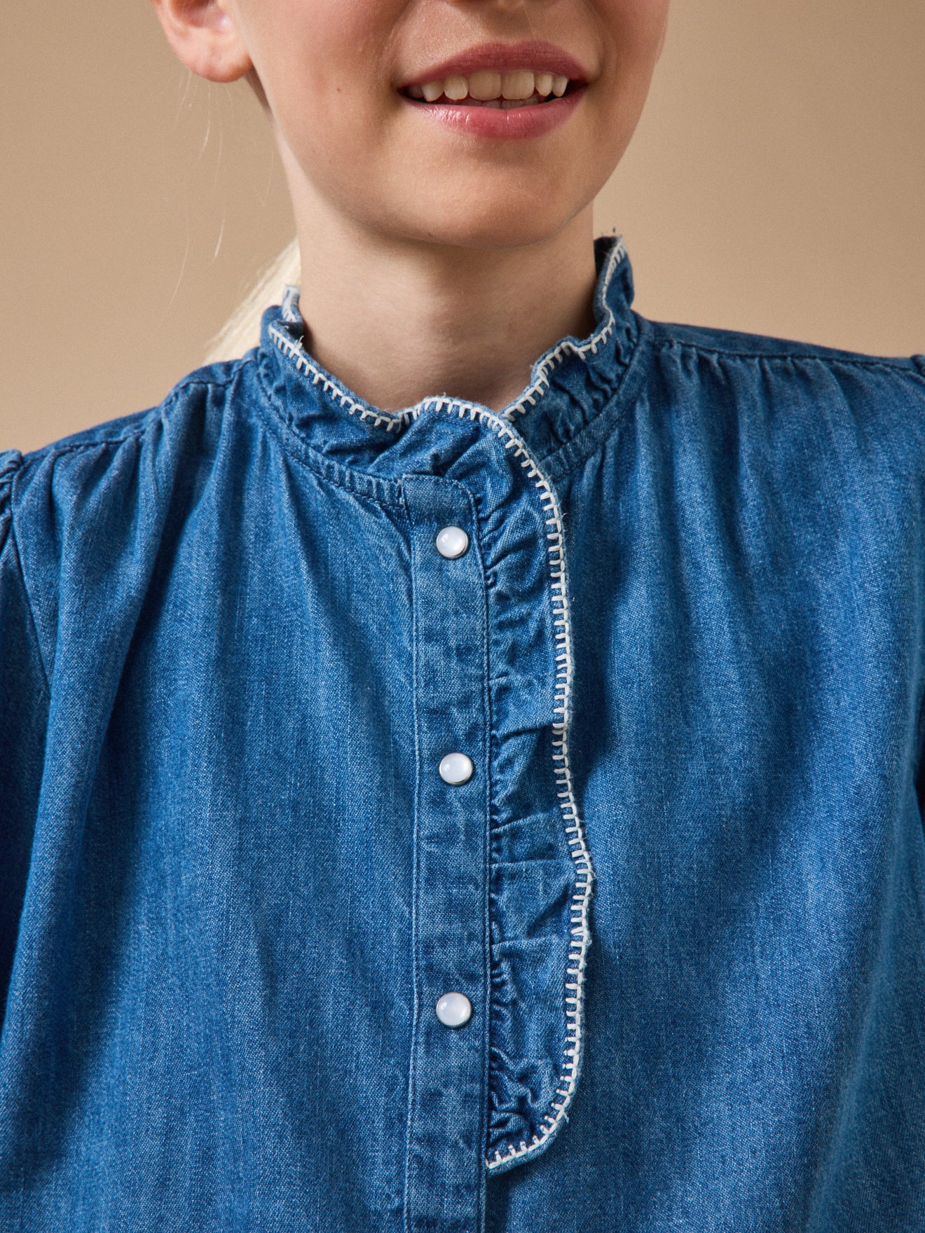 Chemise en denim Fille
