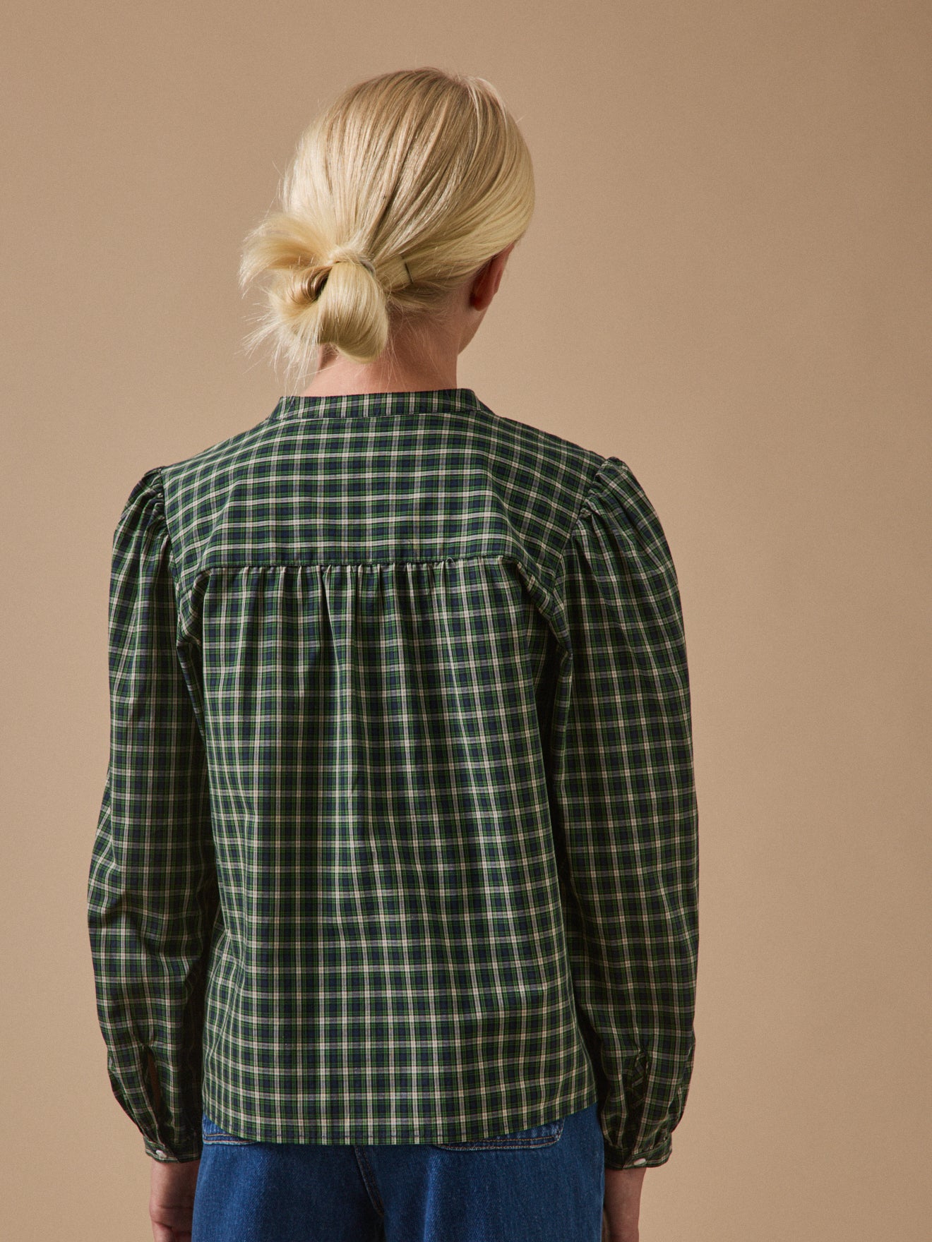 Chemise à carreaux Fille