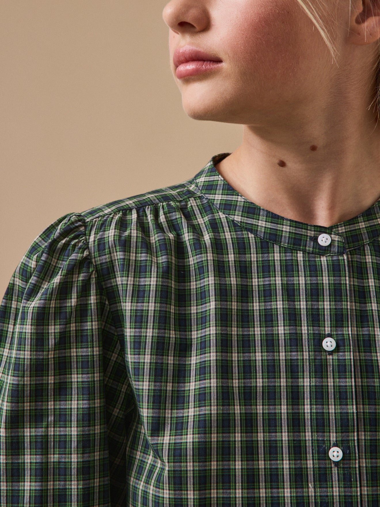 Chemise à carreaux Fille