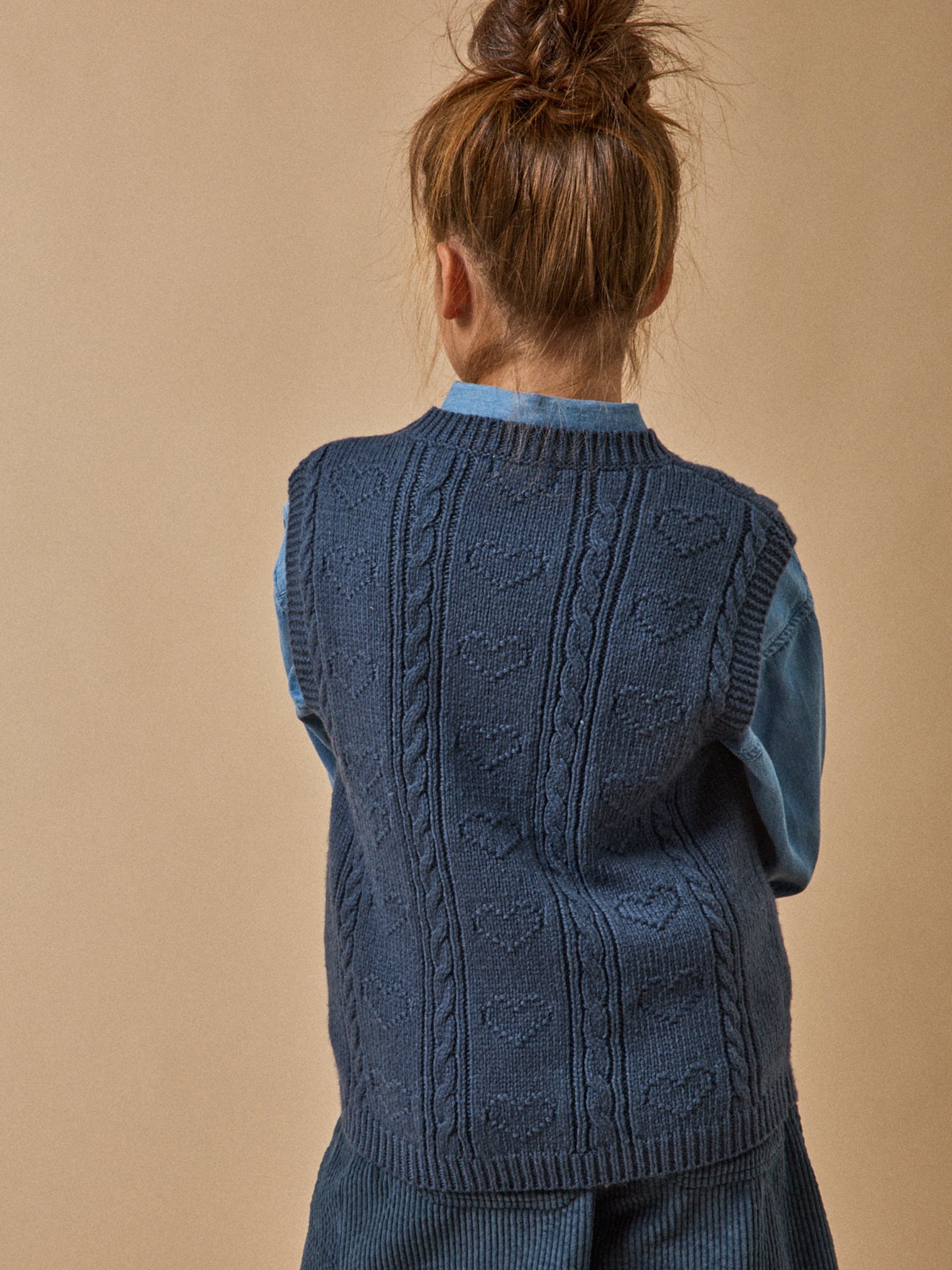 Mädchen-Pullunder, RWS-Wolle*