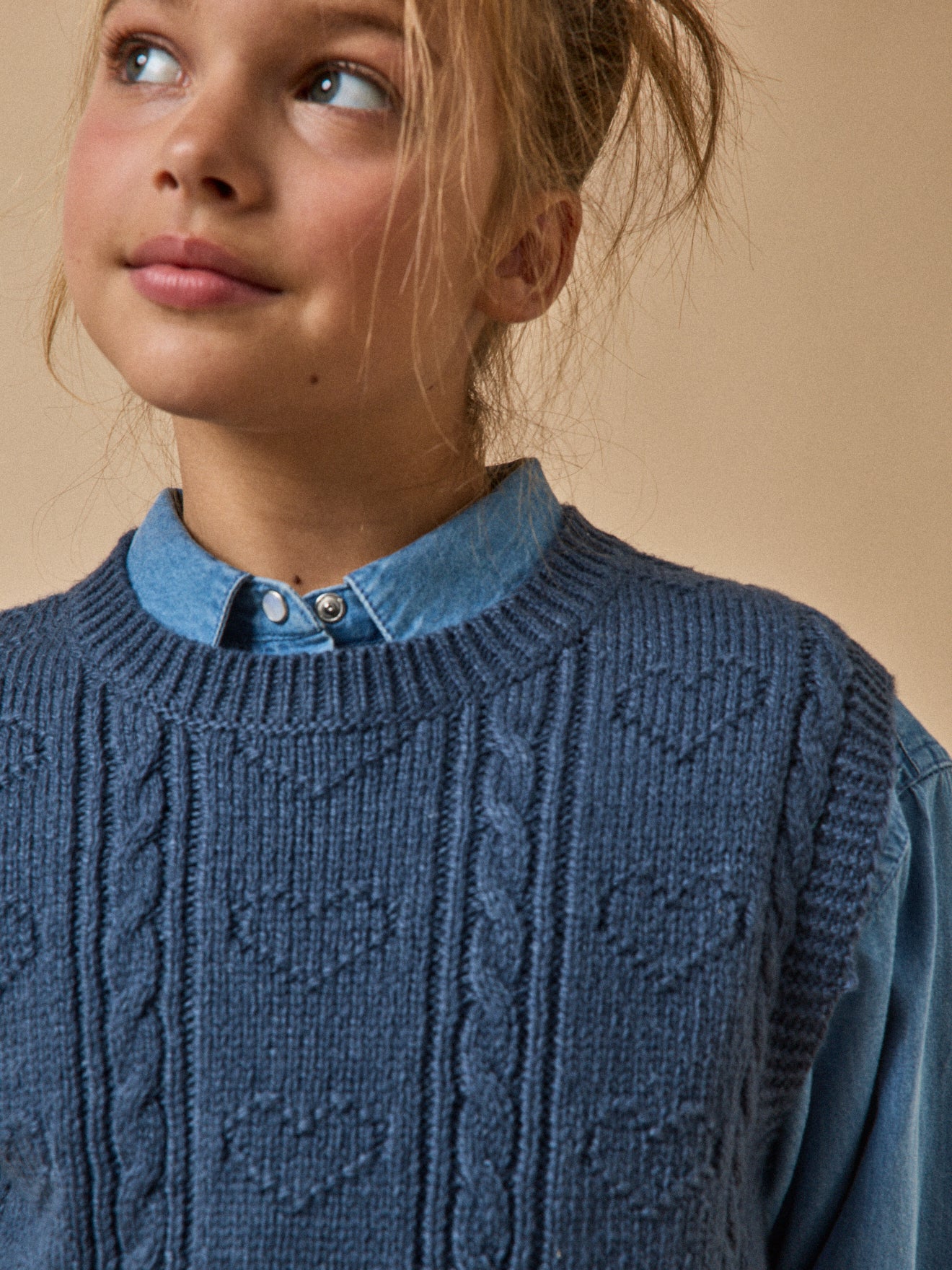 Mädchen-Pullunder, RWS-Wolle*