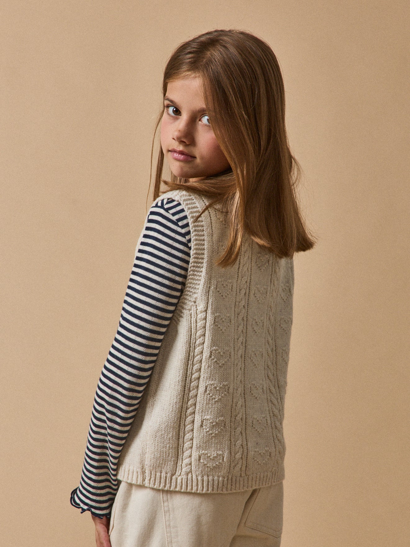 Mädchen-Pullunder, RWS-Wolle*