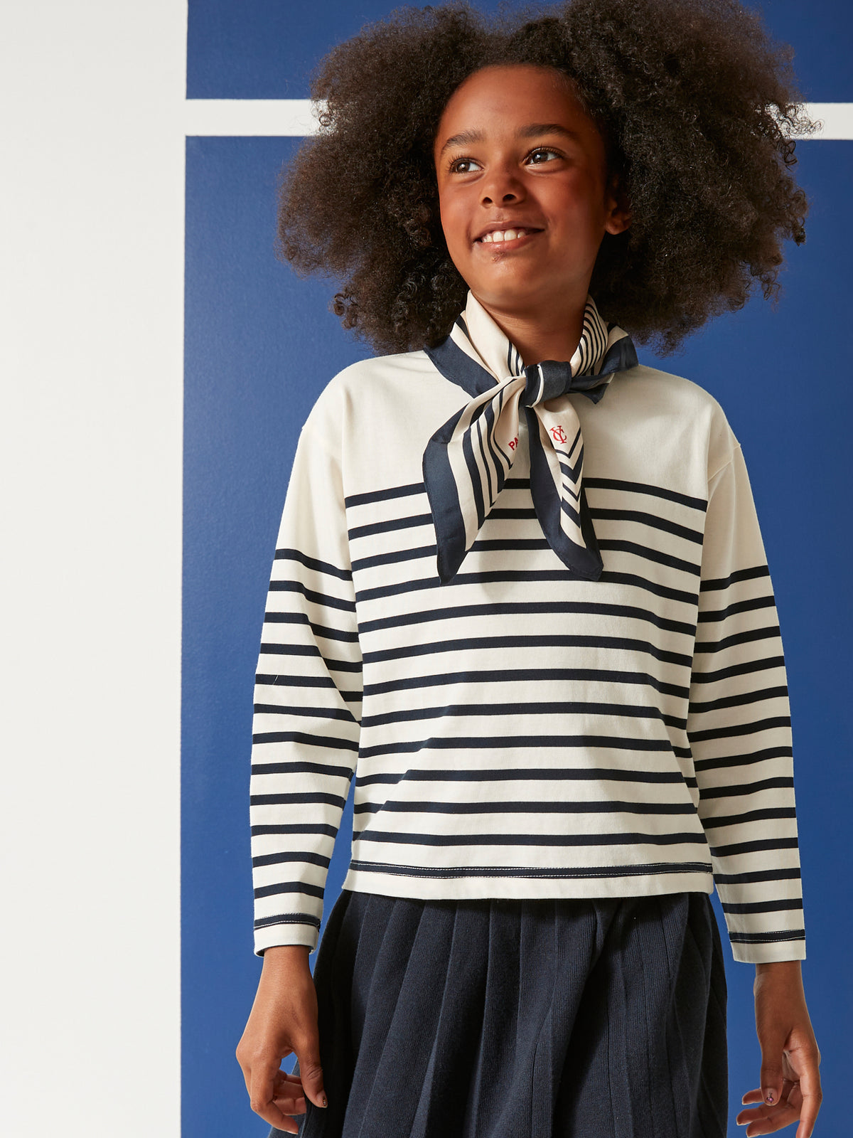 Shirt im Marine-Look aus Bio-Baumwolle – Kollektion Klassiker der französischen Mode