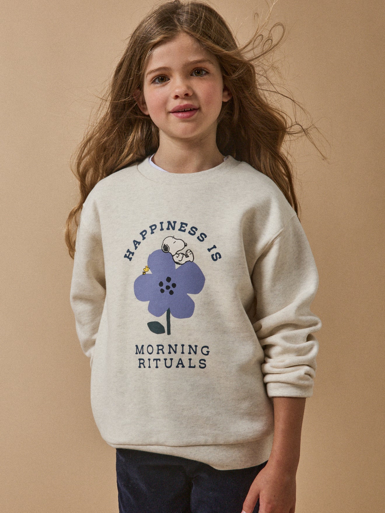 Kinder-Sweatshirt Cyrillus X PEANUTS(TM) – Snoopy Kollektion