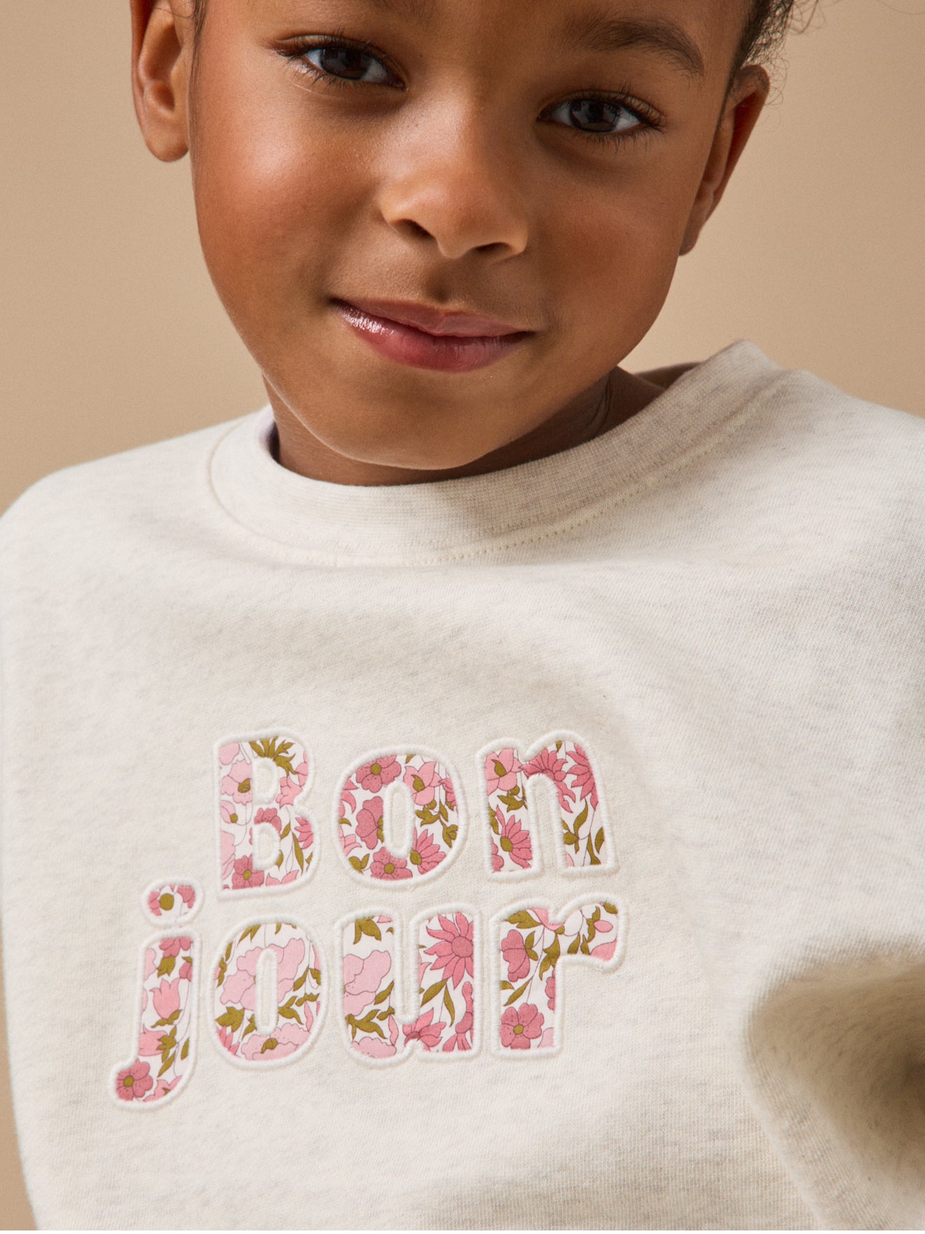 Sweat Fille à message - Coton Biologique