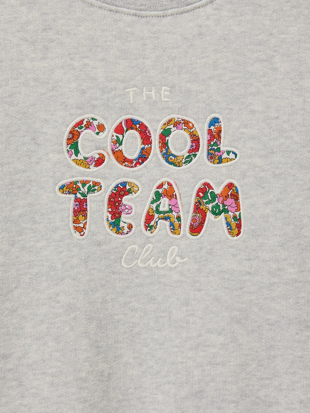 Sweat Cool Team Fille tissu Liberty - Coton biologique