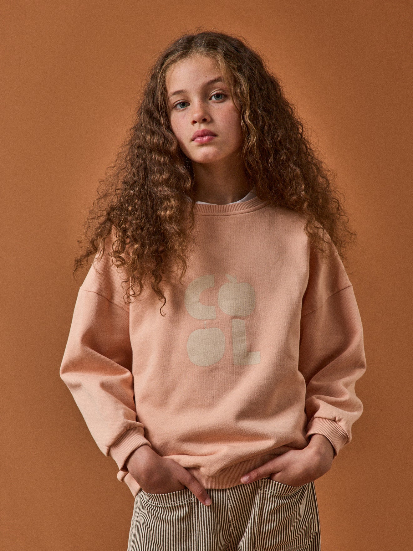 Mädchen-Sweatshirt BALLOON – Kollektion von Cyrillus X Apaches